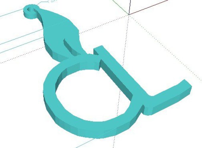 CalmLight Keychain 3D Print 34860 CalmLight Keychain 3D Print 34860