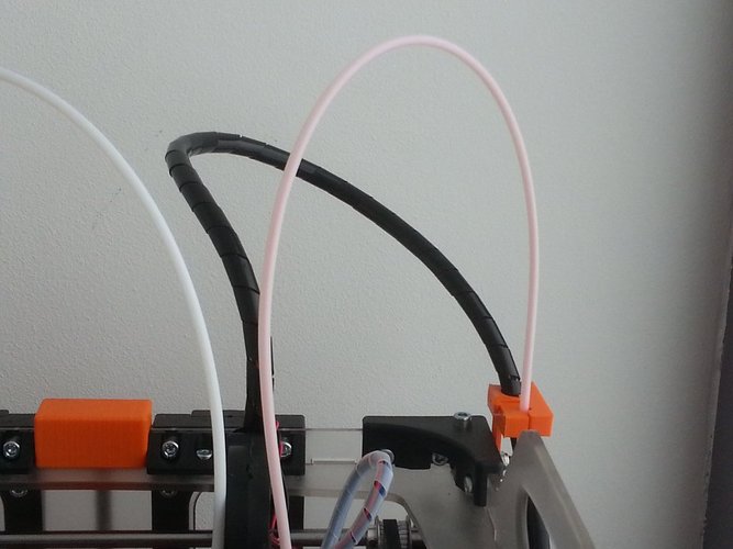 K8400 Ptfe & electrics support 3D Print 35351