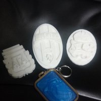 Small Shields and emblems from your favorite teams and themes for keyc 3D Printing 35397