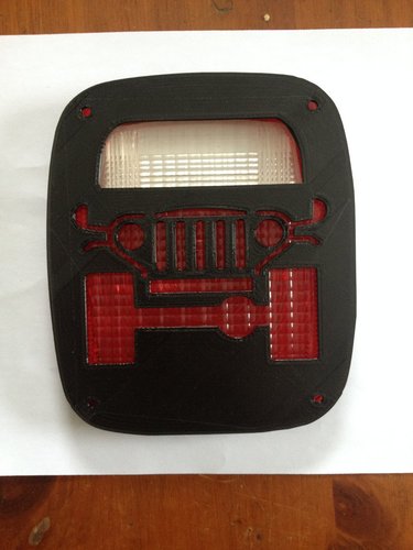 Jeep tail light cover 2 3D Print 35422
