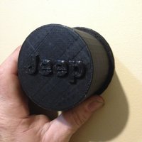 Small Jeep Hub Cover 3D Printing 35432