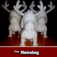 Small Reindog Ornament 3D Printing 35473