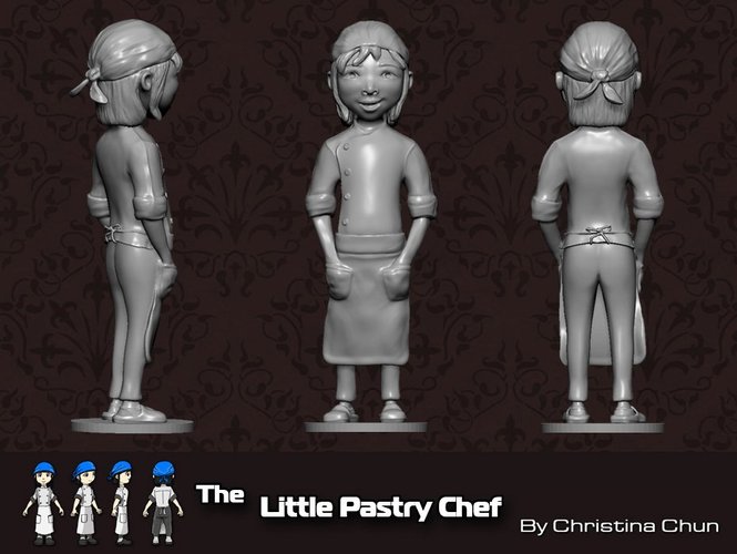 The Little Pastry Chef 3D Print 35491