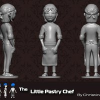 Small The Little Pastry Chef 3D Printing 35491