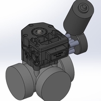 Small PoolFittingControl 3D Printing 355012