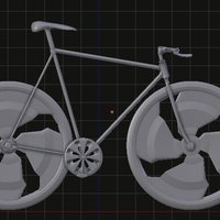 Small fixed bike negative slooping // bicicleta fixed de slooping nega 3D Printing 35527