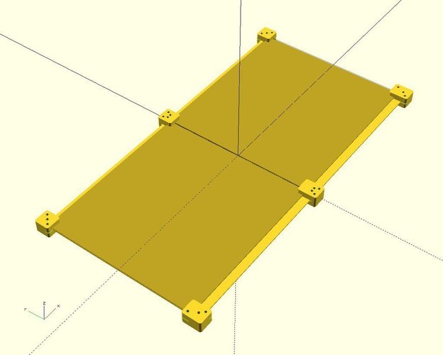 Ekobots - Table Fix and Join for Mendel Prusa. 3D Print 35592