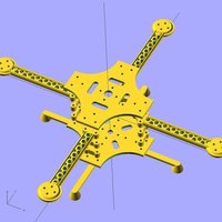 Small Ekobots - Quadcopter frame version 2.0.  3D Printing 35628