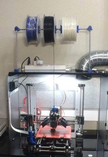 Simple Spool Holder Base Block 3D Print 35986 Simple Spool Holder Base Block 3D Print 35986