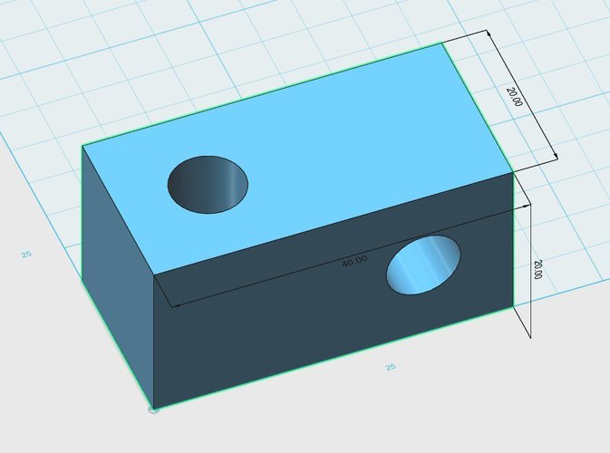 Simple Spool Holder Base Block 3D Print 35987 Simple Spool Holder Base Block 3D Print 35987