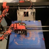 Small Workbench Cable chain guide with mount to Workbench. 3D Printing 36016
