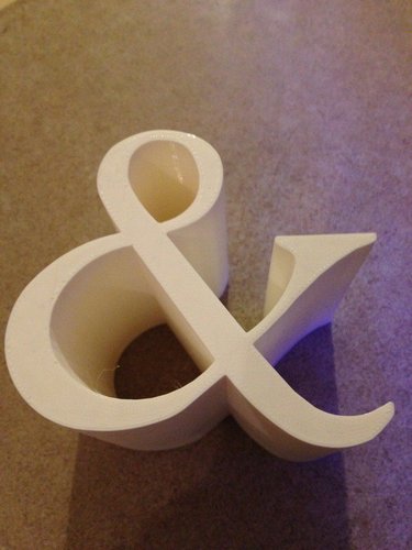 Ampersand 3D Print 36050