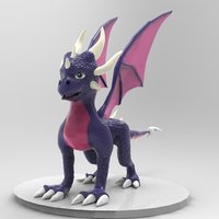 Small Cynder The Dragon  3D Printing 36210