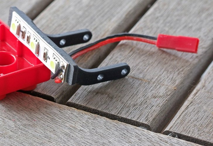 Atas Defiance 265 rear LED strip support 3D Print 36569 Atas Defiance 265 rear LED strip support 3D Print 36569