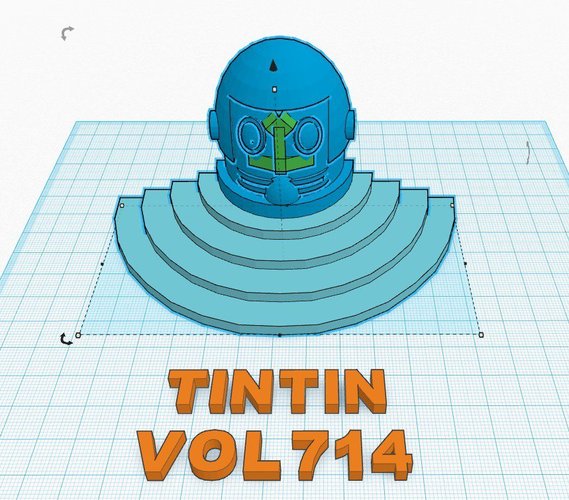 secret door tintin flight 414 3D Print 36600 secret door tintin flight 414 3D Print 36600