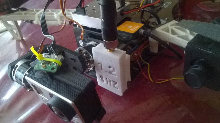 Houssing 1,2ghz for TBS 3D Print 36614 Houssing 1,2ghz for TBS 3D Print 36614
