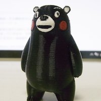 Small Kumamon / 熊本熊 / くまモン 3D Printing 36872