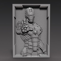 Small Iron man Bas-relief CNC 3D Printing 369598