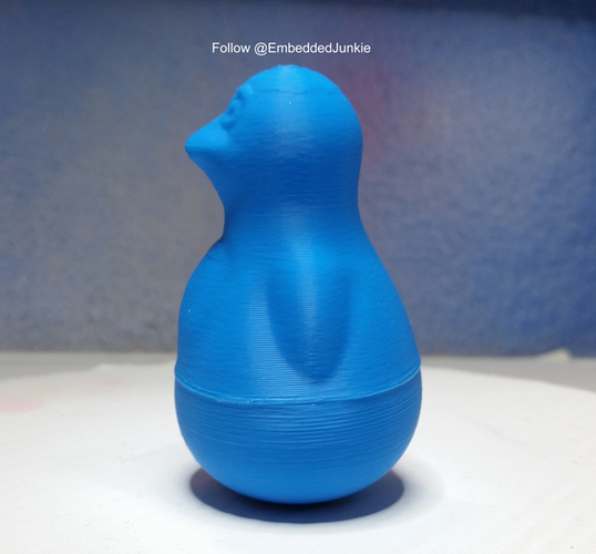 Petey the Penguin Roly-Poly Toy 3D Print 3710
