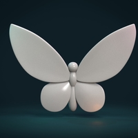 Small Butterfly I 3D Printing 371173