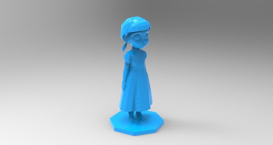young anna from frozen 3D Print 37148