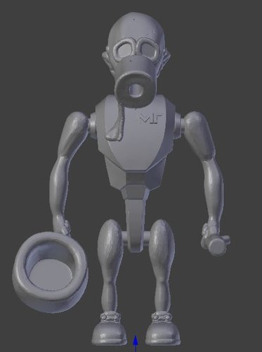 Humanoid Tron 3D Print 37233 Humanoid Tron 3D Print 37233