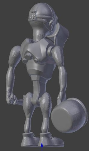 Humanoid Tron 3D Print 37234 Humanoid Tron 3D Print 37234