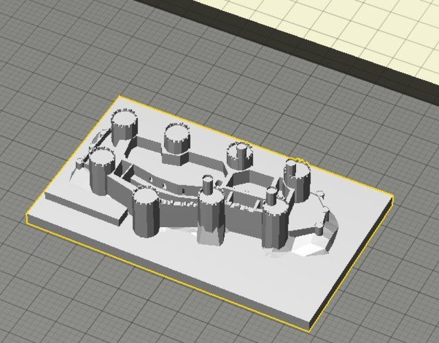 Conwy Castle 3D Print 37392