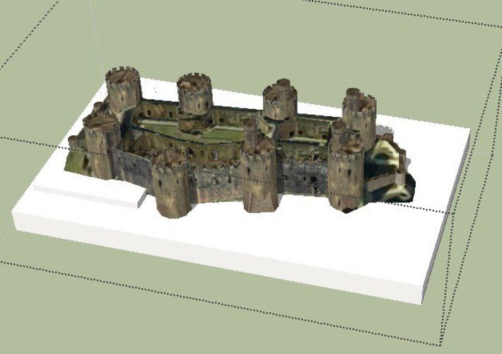 Conwy Castle 3D Print 37393