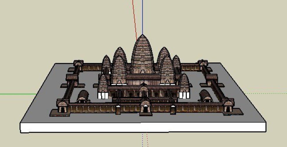 Angkor Wat 3D Print 37410