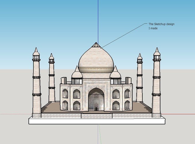 Taj Mahal 3D Print 37421