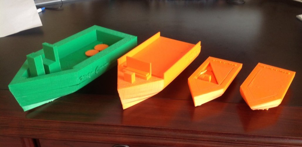 Water Carver - A Working Wind Turbine Powered Boat 3D Print 37436