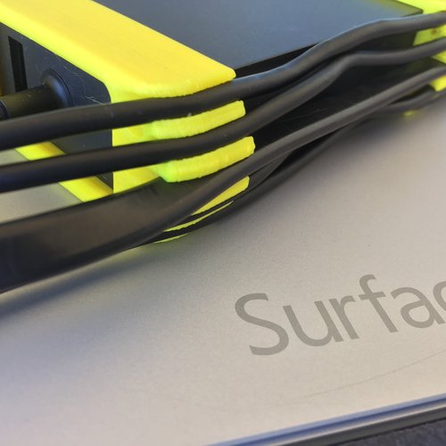 Surface Pro 3 Power Supply Cord Wrapper 3D Print 37606