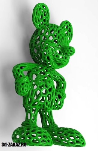 Mickey Mouse in stile Voronoi 1 3D Print 37653
