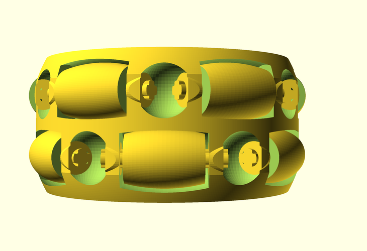 Parametric Lego Compatible Omniwheel 82 mm (type 1) 3D Print 376546 Parametric Lego Compatible Omniwheel 82 mm (type 1) 3D Print 376546