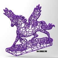 Small Pegasus  in stile Voronoi 3D Printing 37669