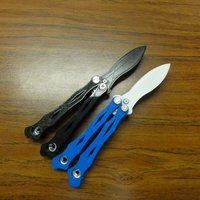 Small spyderco smallfly butterfly knife 3D Printing 37728