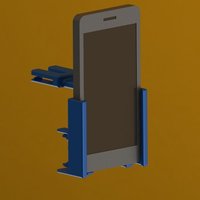 Small Universal holder for phones 3D Printing 37792