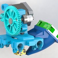 50mm fan holder for prusa mendel i2 - Thumbnail 2
