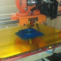 50mm fan holder for prusa mendel i2 - Thumbnail 4