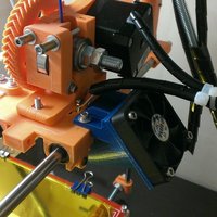 50mm fan holder for prusa mendel i2 - Thumbnail 8