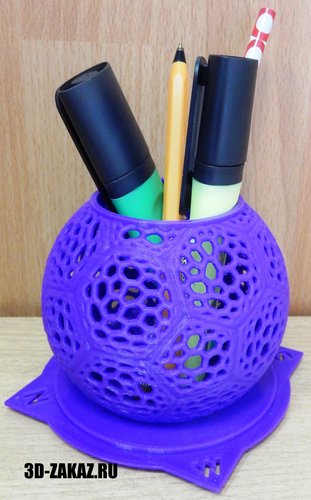 Pen holder for Predator style Voronoi 3D Print 38009