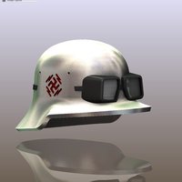 Small WW2 Helmet 3D Printing 38231