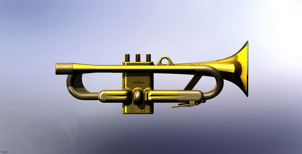 Full Size Working Trumpet 3D Print 38284