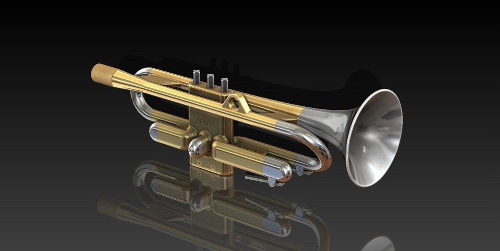 Full Size Working Trumpet 3D Print 38286