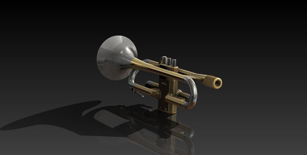 Full Size Working Trumpet 3D Print 38288