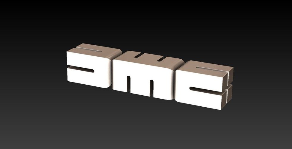 DMC Logo 3D 3D Print 38305