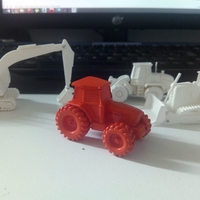 Small Generic Tractor (esc: 1: 100) 3D Printing 383131