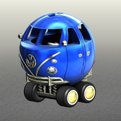 Vw T1 bus toy 3D Print 38348