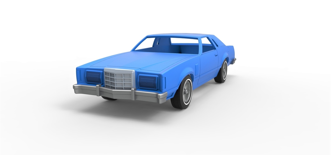 Diecast shell Ford Thunderbird Heritage 1979 1:25 3D Print 383521 Diecast shell Ford Thunderbird Heritage 1979 1:25 3D Print 383521